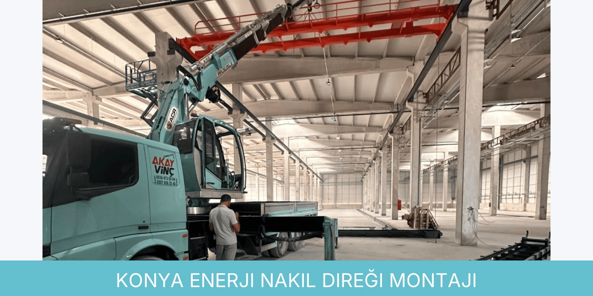 Enerji Nakil Direği Montajı